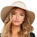 Wide-Brim Straw Sun Hat