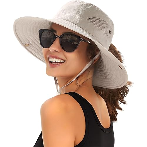 UPF 80+ Wide-Brim Outdoor Sun Hat