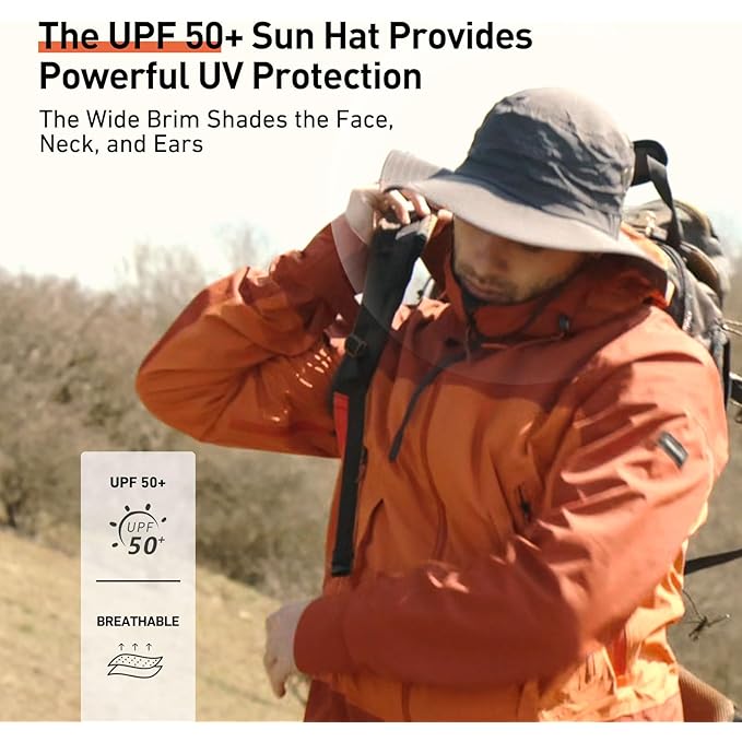 Oversized Wide-Brim Bucket Sun Hat