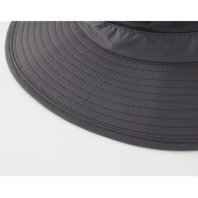 UPF 50+ Wide-Brim Sun Hat with Neck Flap
